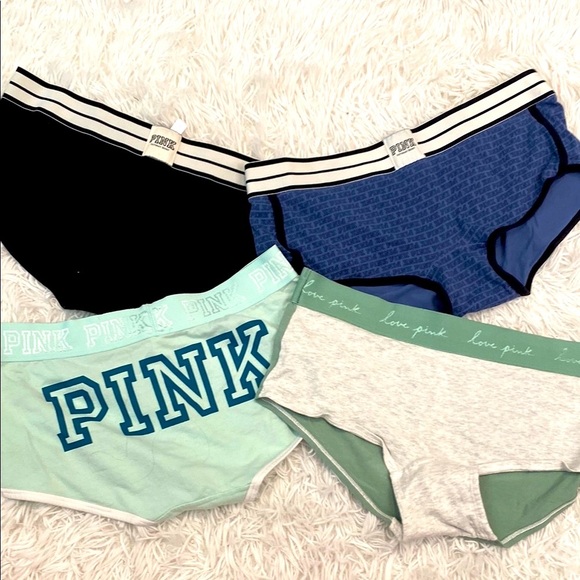 PINK Victoria's Secret boy shorts bundle - Picture 1 of 10
